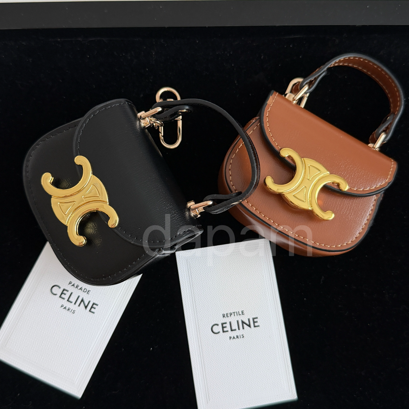 셀린느 미니가방 키홀더 키링 에어팟케이스